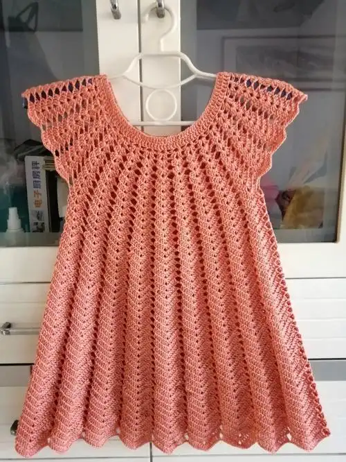 简约a版儿童公主裙完工