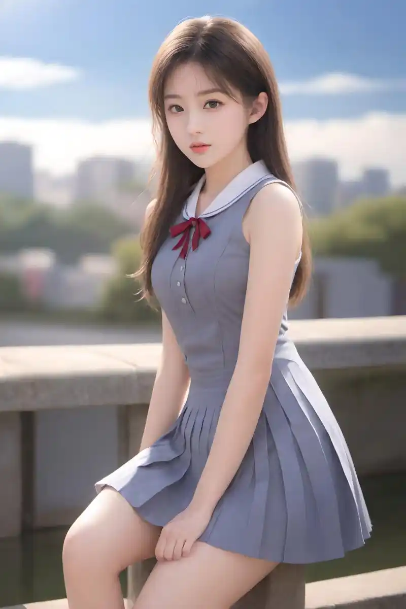 青春有我,阳光自信,正是风华正茂的时候,女孩用开朗活泼的性格开启了