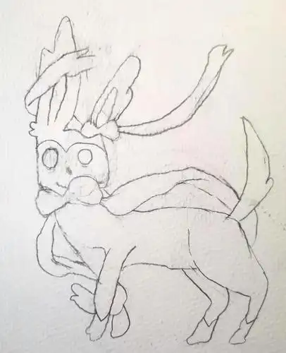 一步一步画伊布家族之仙子精灵