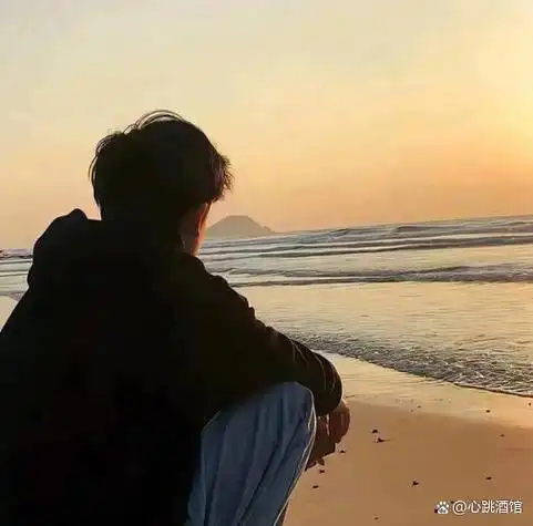 头像|男生海边背影微信头像高清