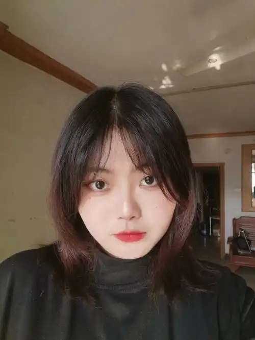 锁骨发  #菱形脸发型