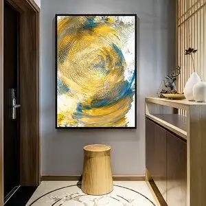 玄关装饰画抽象新中式图片