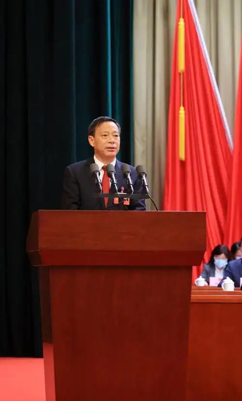 宝安区区长王立德作政府工作报告.