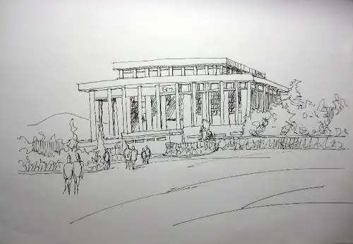 冬季简笔画素描