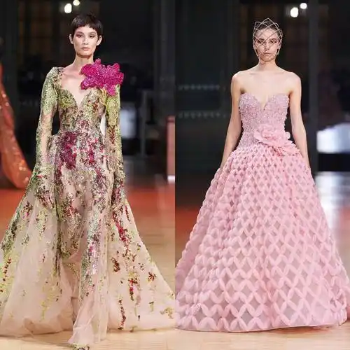 简约却充满细节今年的高定周不仅只有透视装和仙女裙这么简单