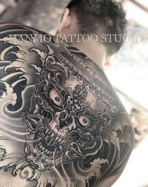 纹身图片_背部纹身图案