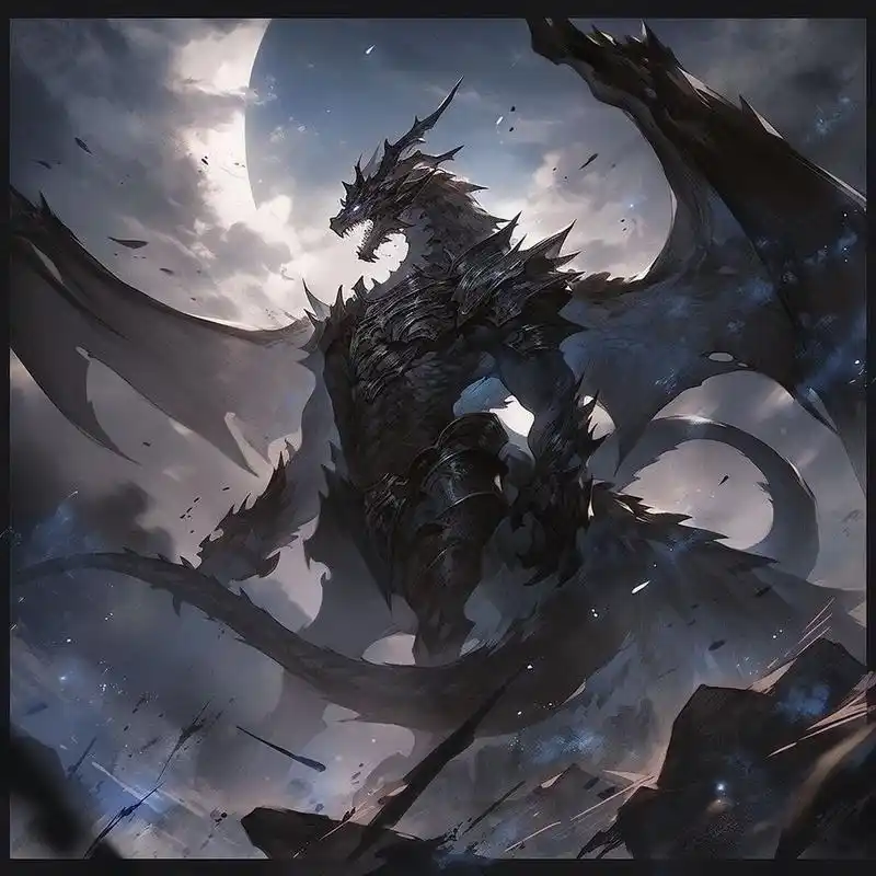 中国神话黑龙跟西方的,你们更喜欢哪一个呀 0202020202