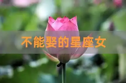 不能娶的星座女,世界公认最高颜值的星座排行