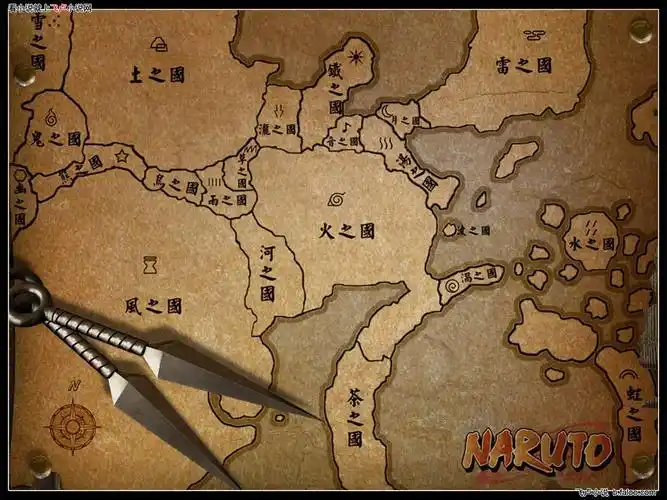 火影之死神永生:火影世界地图图文