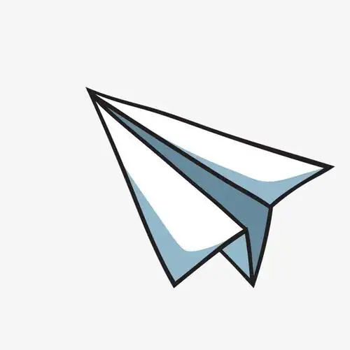 ui图标卡通纸飞机矢量图下载