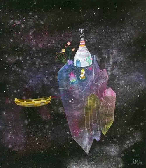 以梦境主题的横幅画