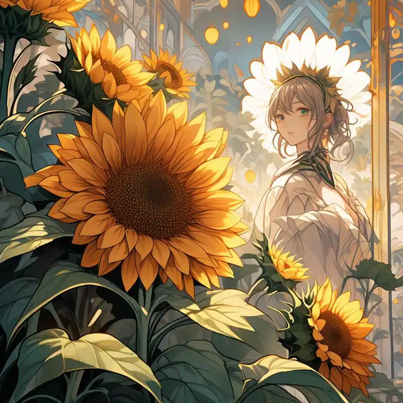 谁能拒绝这么吉利又好看的向日葵头像呢,用做微信头像,一天都有好