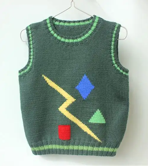 手工编织婴幼儿羊毛衣背心 儿童马夹 春秋宝宝无袖毛线坎肩