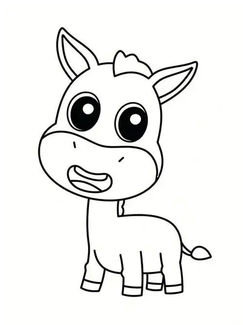 动物92涂色#幼儿园  #涂色 #绘画  #手工