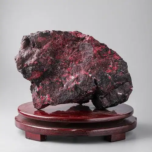 辰世原矿石朱砂摆件天然朱砂中式客厅玄关辰砂乔迁新居开业送礼装饰品