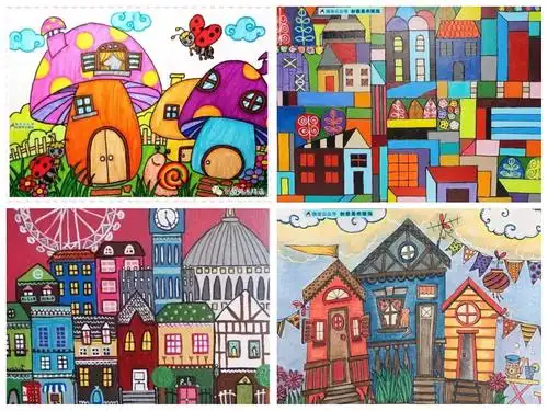 【美术课】漂亮的房子