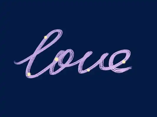 手写英文字体感恩节艺术字橙红色系卡通可爱字母字母风26英语字母创意