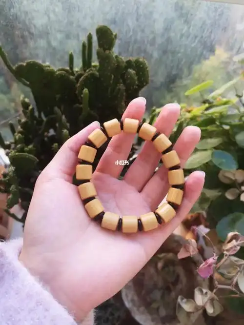 实心竹手串
