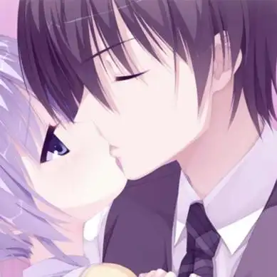 甜蜜动漫情头 高清恩爱的甜蜜动漫亲吻情头图片_情侣头像_美头网