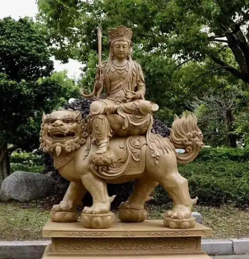 文殊菩萨坐骑佛教四大菩萨神兽坐骑