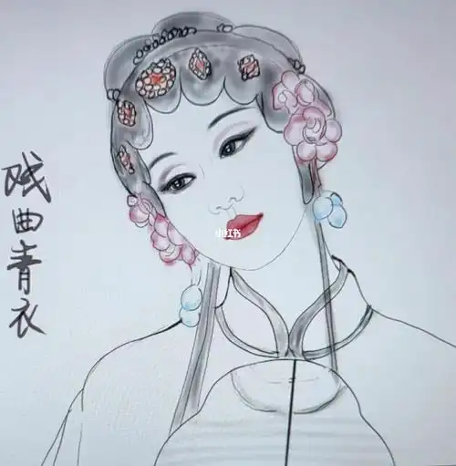 戏曲人物速画练习稿