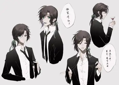 觉得季真低马尾应该挺飒的就(.