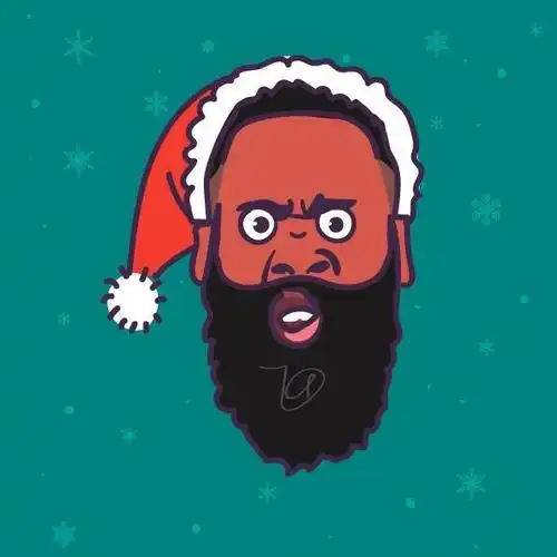 nba众星圣诞头像