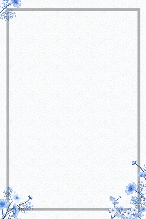 文艺简约花卉海报背景