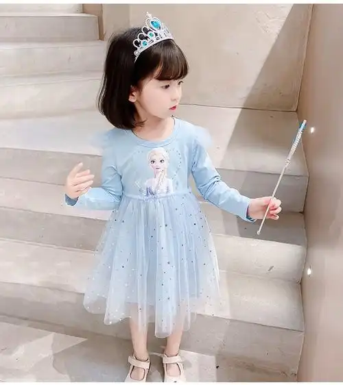 夏季女童连衣裙新款韩版公主裙