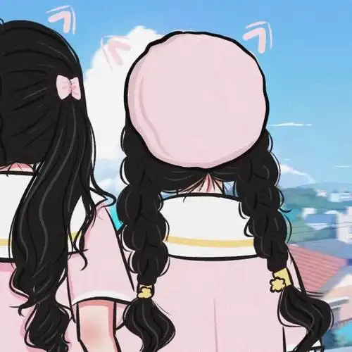 女生闺蜜头像_小红书