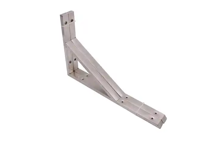 不锈钢支架加厚带撑方管固定置物18寸支撑架墙上不锈钢固定支架