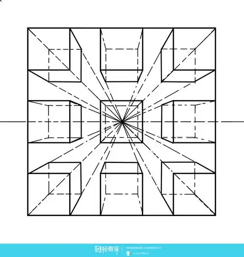 作业:从零开始学绘画之一点透视的画法练习 - gf-29-081猪儿虫