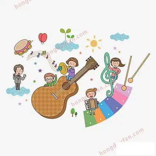 关于音乐会幼儿简笔画