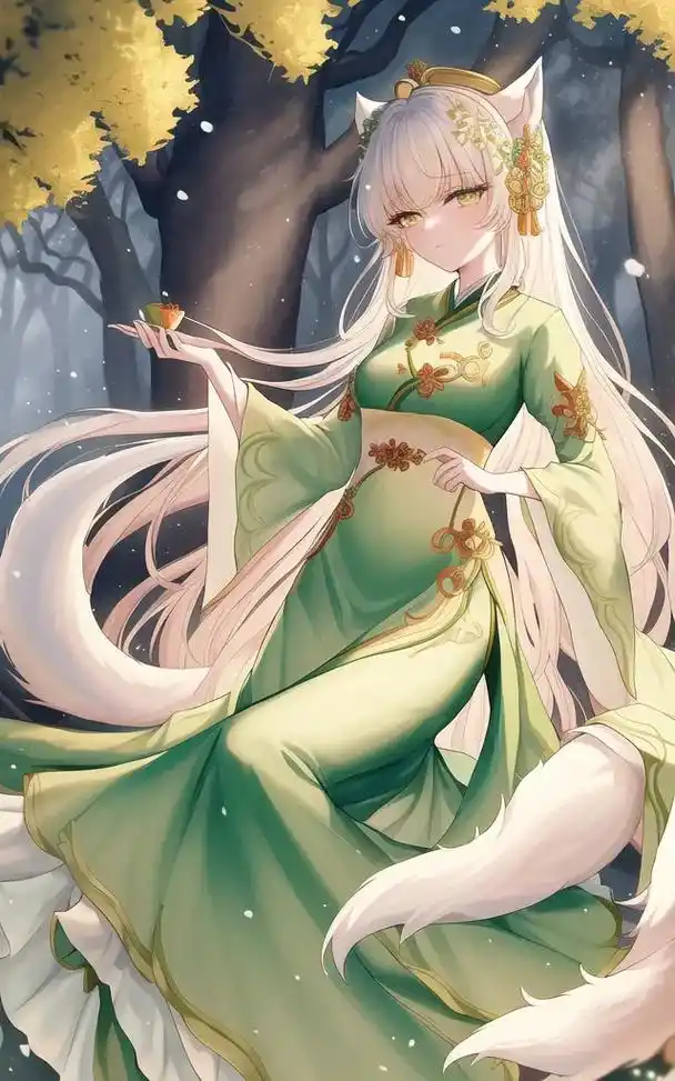 古风二次元女孩,汉服小妲己来了,喜欢吗9797#二次元 #图 - 抖音