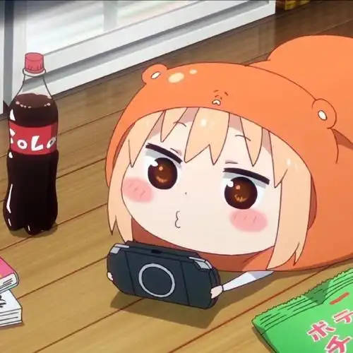 干物妹小埋头像#可爱的小埋,一想到可爱和薯片那就是周末的惬意时光