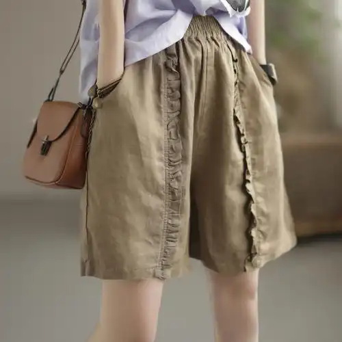 咖咪羽宽松五分裤秀出真实自己