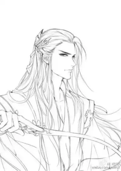 收集   点赞  评论  线稿铅笔稿手绘二次元动漫美少女漫画小清新彩铅