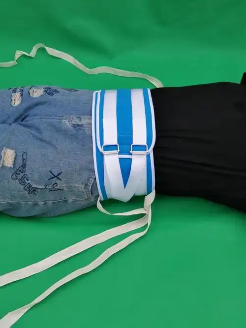 腰部约束带腰带老人卧床精神狂躁捆绑带束缚带腰部绑带约束带 如图