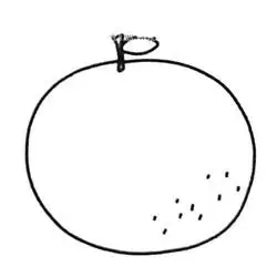 儿童学画简笔画橙子简笔画图片