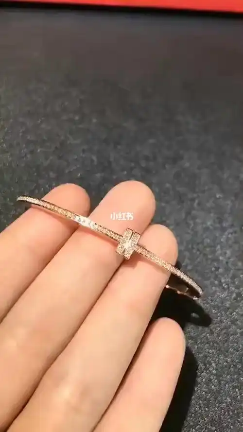 tiffany线圈满钻手镯
