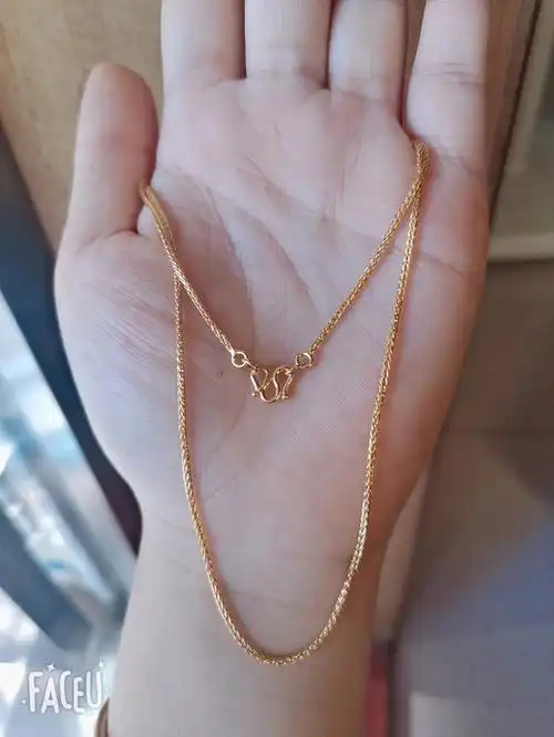 梦金园黄金999足金肖邦项链