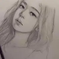 铅笔画美女头像图片 铅笔画素描美少女头像