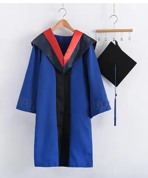 jyr学位服硕士垂布学士服毕业礼服大学生男女班服学院风文理工科博士