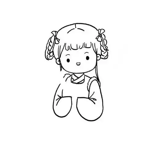 古风小女孩绘画视频教程