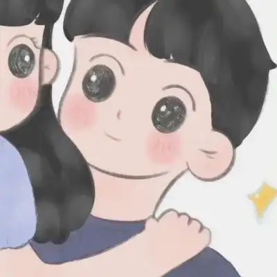 2023头像可爱呆萌情侣卡通一左一右图片_情侣动漫头像_头像屋