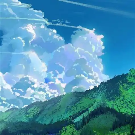 动漫风景头像图片