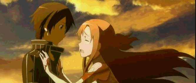 刀剑神域动漫亲吻浪漫gif动图_动态图_表情包下载_soogif