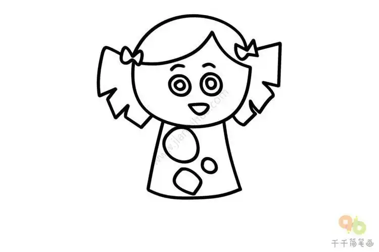 画芭比娃娃简笔画图片大全怎么画布偶娃娃的简笔画布娃娃简笔画怎么画