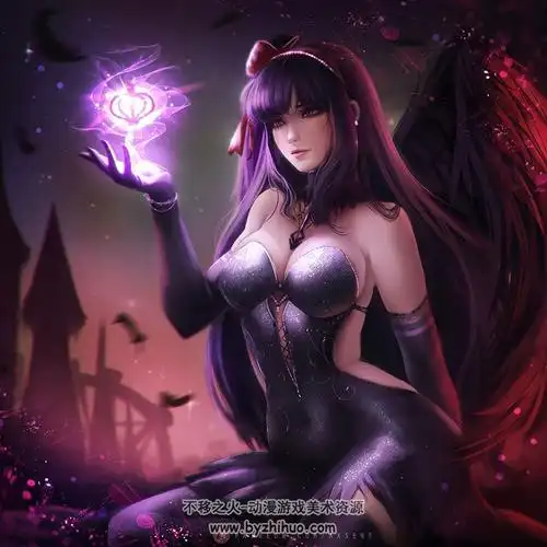 画师axsens 8月插画女孩原画百度云高清作品壁纸 177p