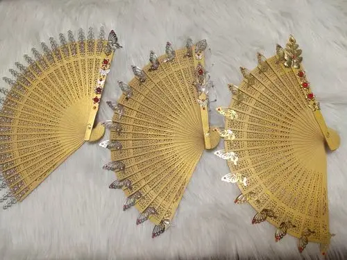 花城现货天官赐福金箔谢怜cos周边古风复古扇子
